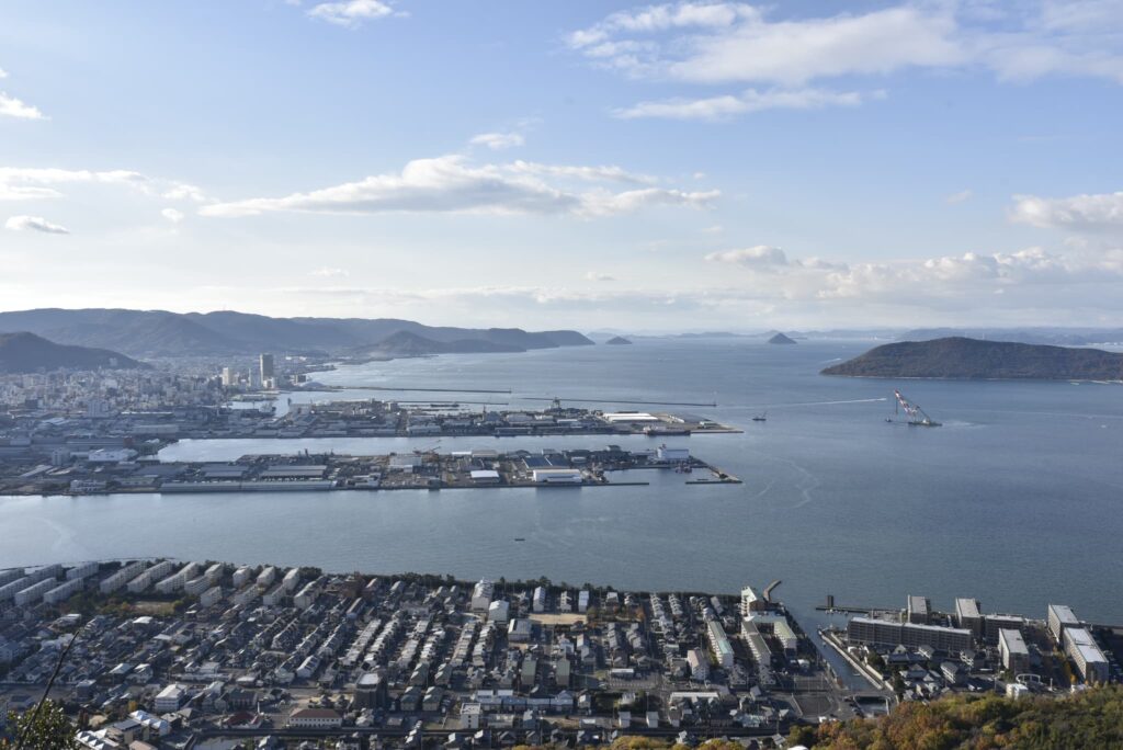 高松市屋島からの展望