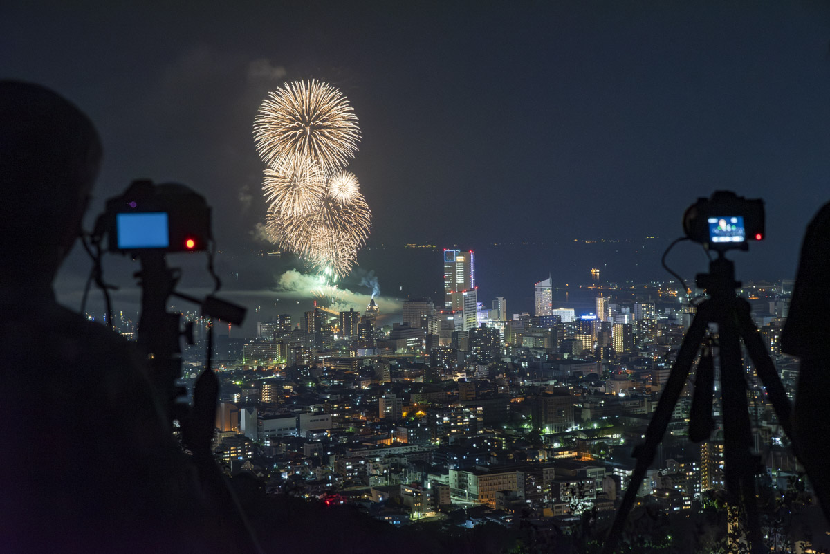 高松祭りの花火